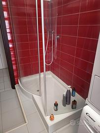 cabina doccia più piatto 