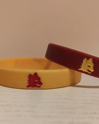 Bracciali AS Roma in gomma
