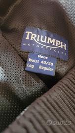 pantaloni moto triumph 