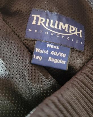 pantaloni moto triumph 