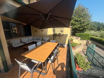 Ombrellone con Led e pannello solare