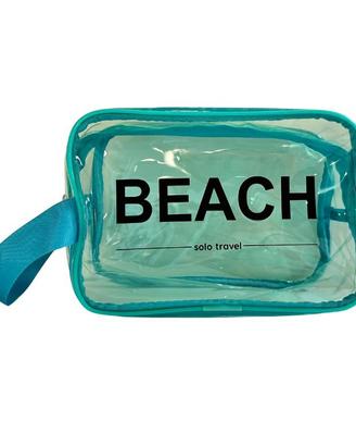 Borsa da spiaggia impermeabile azzurra
