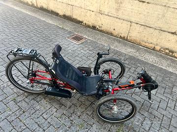 Trike reclinato bent, mod.  ICE Sprint 26