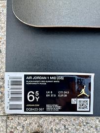 Sneakers Nike Jordan Air 1 MID (GS), taglia 39