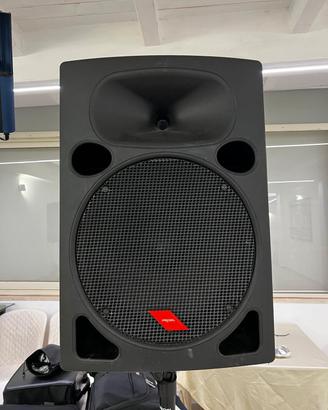 Coppia casse ampli proel next 15 hba più  piantane