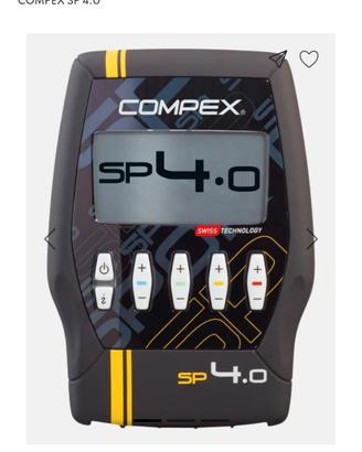compex 4.0 elettrostimolatore 