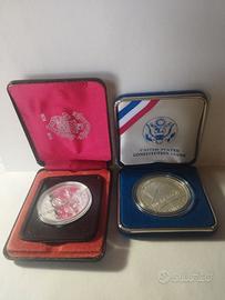 2 monete argento