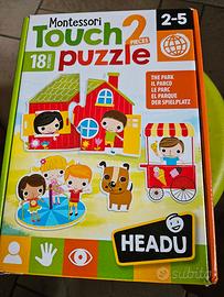 Montessori Touch Puzzle Il Parco 2-5 anni
