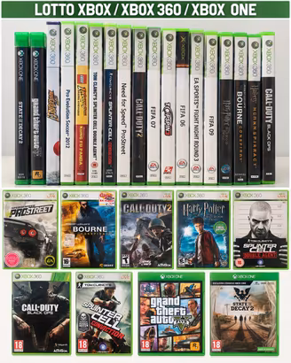 17 giochi Xbox 360 + Xbox One | GTA V, COD, ecc