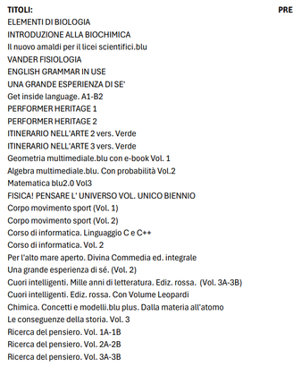 Libri superiori e università