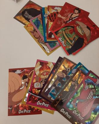 figurine e card panini one piece 