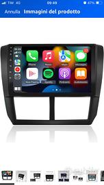 Autoradio 9” per subaru impreza/ forester dal 2006