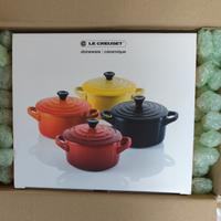Set 4 Mini Cocotte.  "Le Creuset"