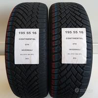2 gomme 195 55 16 continental a812