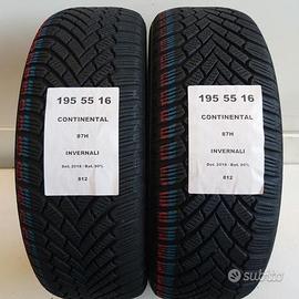 2 gomme 195 55 16 continental a812