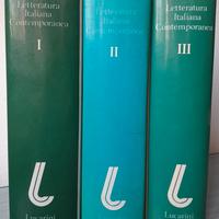 Letteratura Italiana Contemporanea Serie 3 Volumi