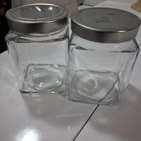 set barattoli in vetro