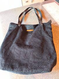 Borsa Pierre Carden Shopper Nera Glitter 