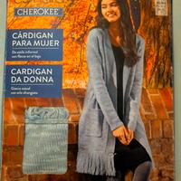 NUOVO Cardigan con frange taglia M 42