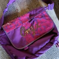 zaino tracolla viola 