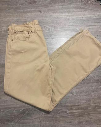 Jeans Levi’s 401 beige/khaki taglia W36 L36