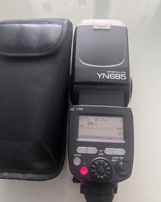 Flash yongnuo YN685 per Canon