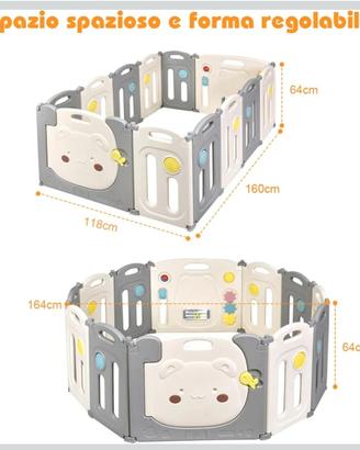 Box recinto grande forma regolabile, come nuovo