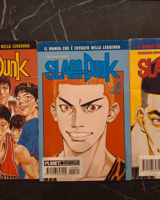 Lotto 6 Volumi Slam Dunk 1ª Edizione Planet Manga