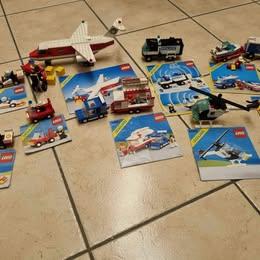 Lego aereo polizia macchina anni 80 90