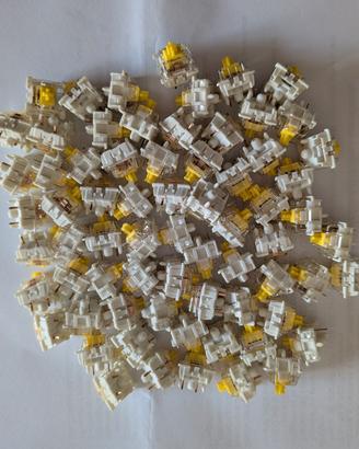 69x Switch Gateron Yellow Pro V2 5 Pin (Lineari)