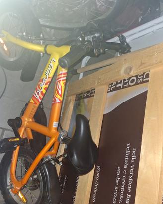 Bici bimbo 12 pollici Legnano con rotelle