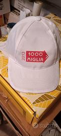 Cappellino di tela bianco Mille Miglia 