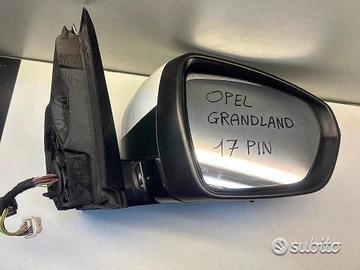 Specchietto retrovisore dx opel grandland x 17 pin