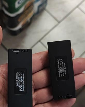 Batterie Li-po 7.4V 1250mAh per drone - 4pezzi 