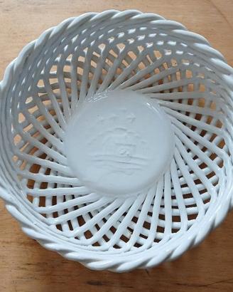 MULINO BIANCO CESTINO ROTONDO INTRECCIATO CERAMICA