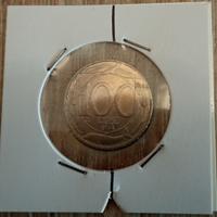 #1821 – DIFETTO DI CONIO – ITALIA 100 Lire