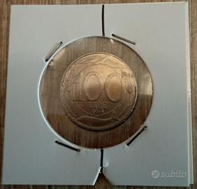 #1821 – DIFETTO DI CONIO – ITALIA 100 Lire