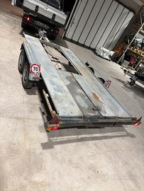 Carrello ellebi porta auto 2asse