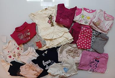 abbigliamento bambina taglia 18/24 mesi