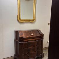 Secretaire con ribalta e specchio