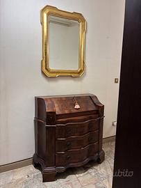 Secretaire con ribalta e specchio