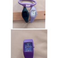 Lotto 2 orologi in silicone 