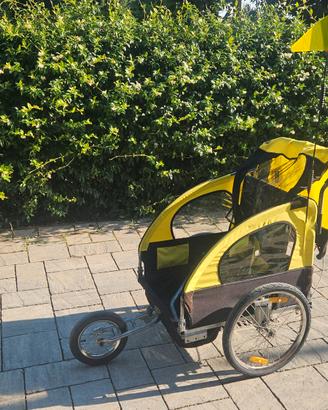 Carrello 2 posti  traino bici