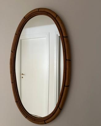 Specchio grande bambù