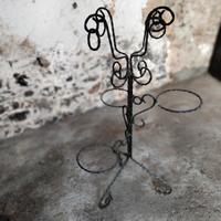 porta vasi in ferro battuto, 