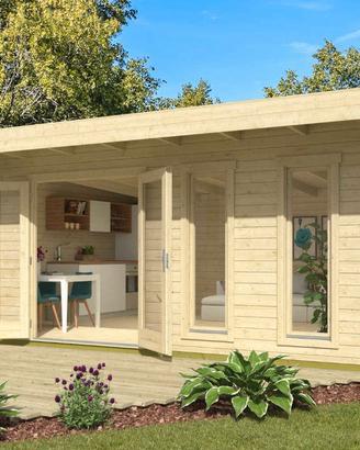 CASETTA DI LEGNO BARBADOS7 590x480x234h