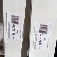 Battiscopa cucina bianco nuovo