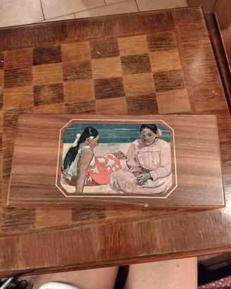 scatola da gioco vintage 