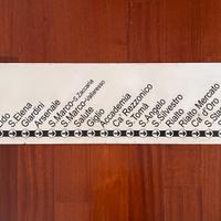 Insegna originale vaporetto Venezia Linea 1 bifacc