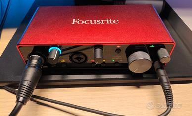 Scheda audio focusrite 2i2 3ª generazione 